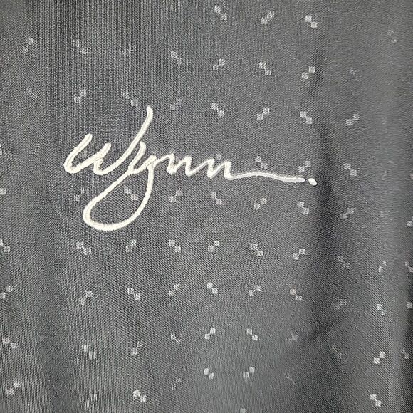 Nike Golf Polo Mens 2XL Black Wynn Resort Casino Logo Dri-Fit Performance - Picture 7 of 12